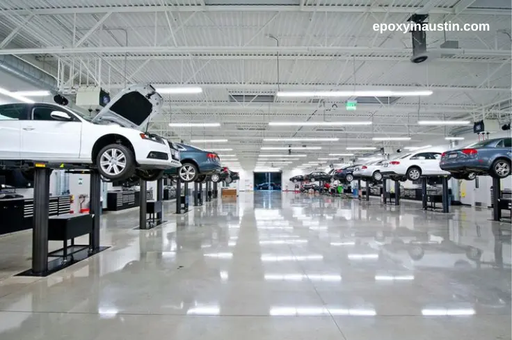  epoxy floors for a showroom